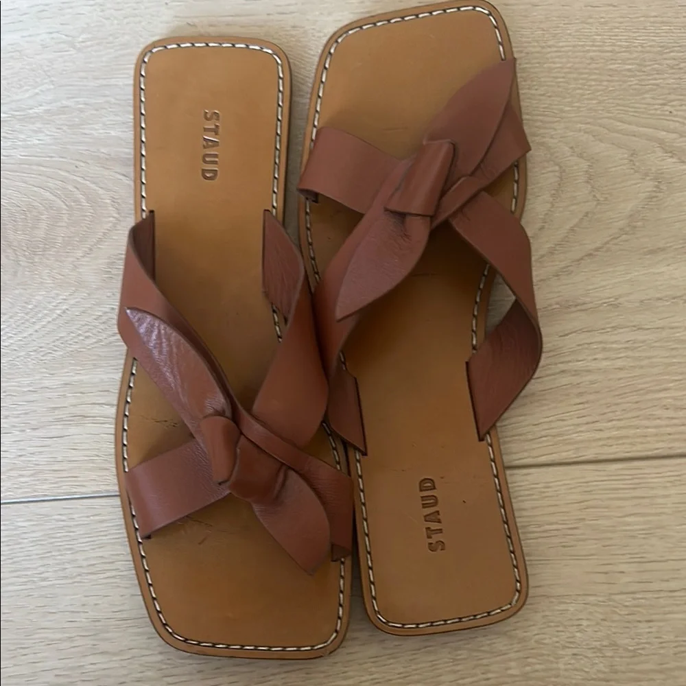 STAUD
Lei Bow Leather Sandals - Picture 5 of 5